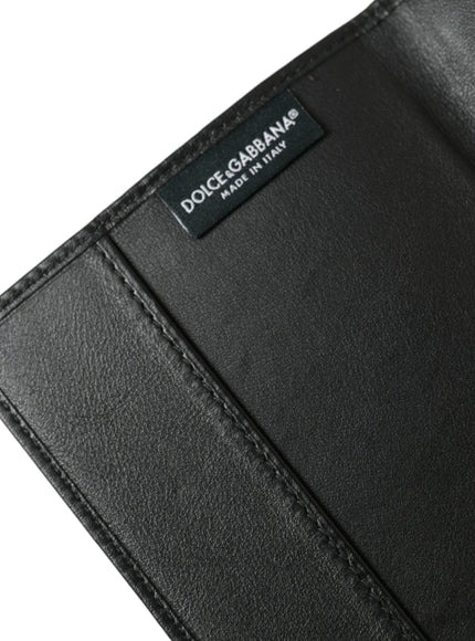 a close up of a wallet with a tag on it