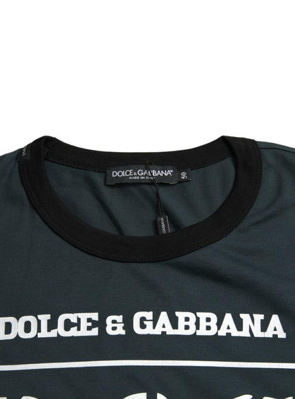 a black and white t - shirt that says dolce & garbana