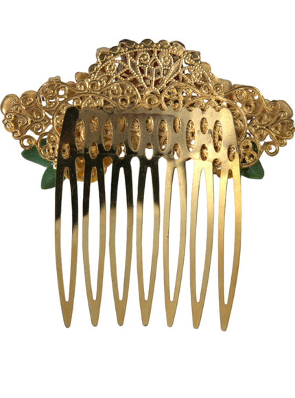 a close up of a hair comb on a white background