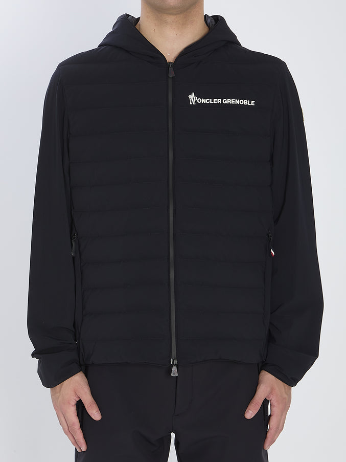 Moncler Grenoble Technical Nylon Jacket Black