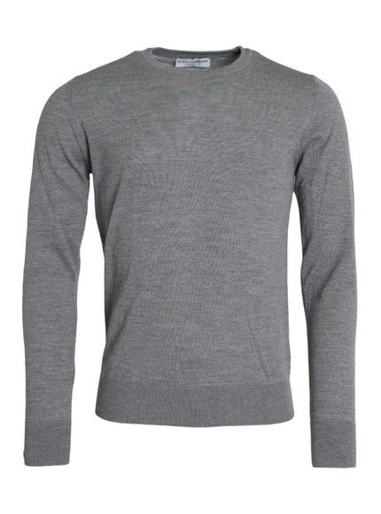 a grey sweater on a white background