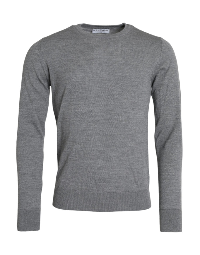 a grey sweater on a white background