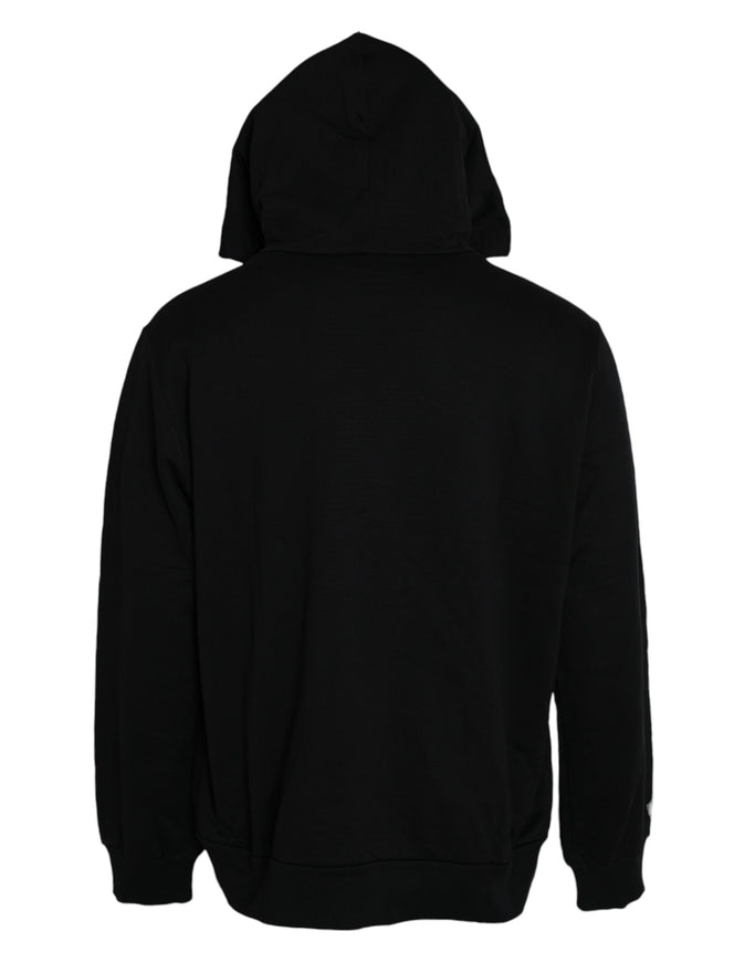 a black sweatshirt with a hoodie on it