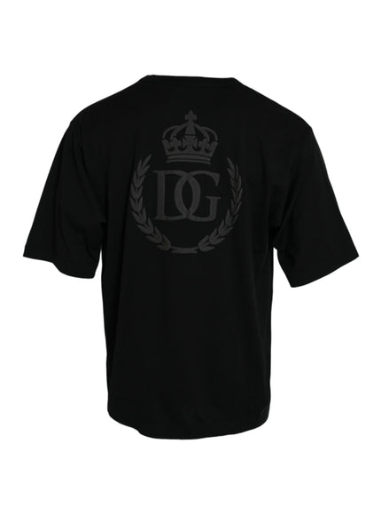 a black t - shirt with a crown on it