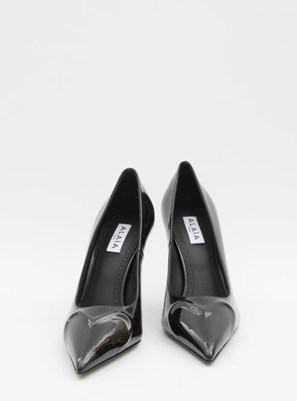 Alaia Black Patent Pumps