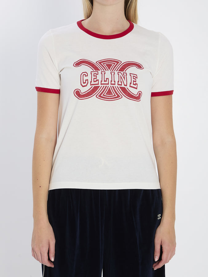 Celine Triomphe 70s T-shirt White