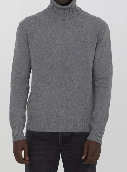 Ami Paris Ami De Coeur Sweater Grey