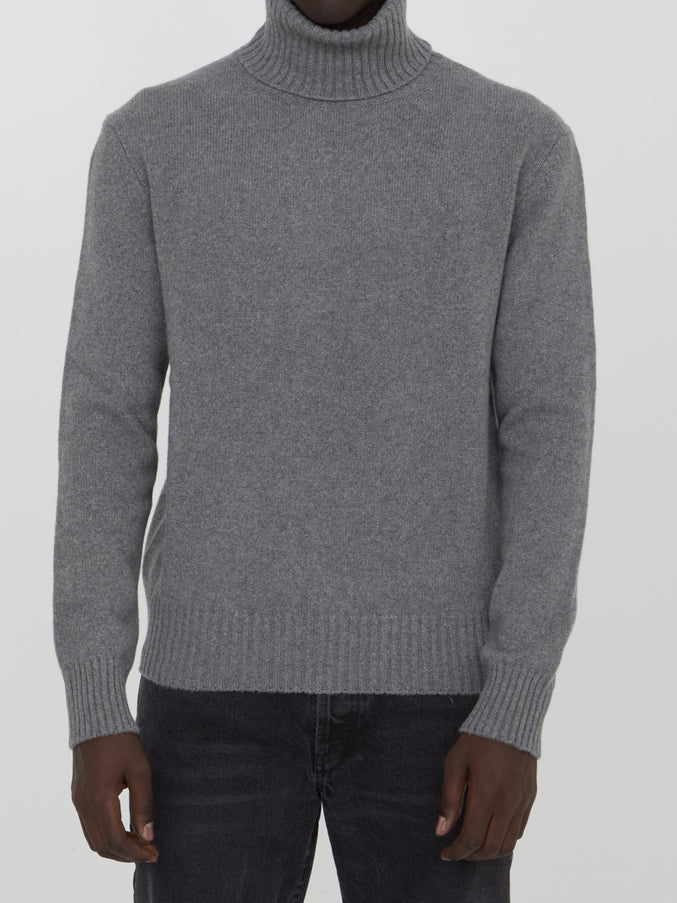 Ami Paris Ami De Coeur Sweater Grey