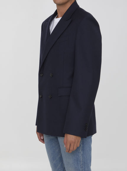 Loewe Wool Double-breasted Jacket