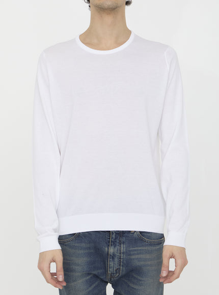 John Smedley Hatfield Pullover White