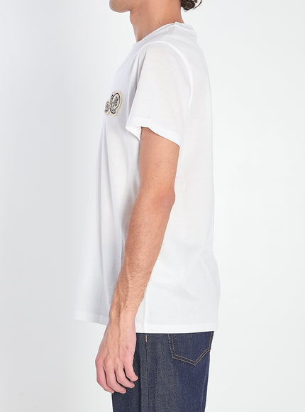 Moncler T-shirt With Double Logo Patches