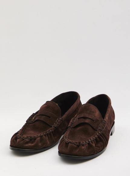 Saint Laurent Le Loafer In Suede