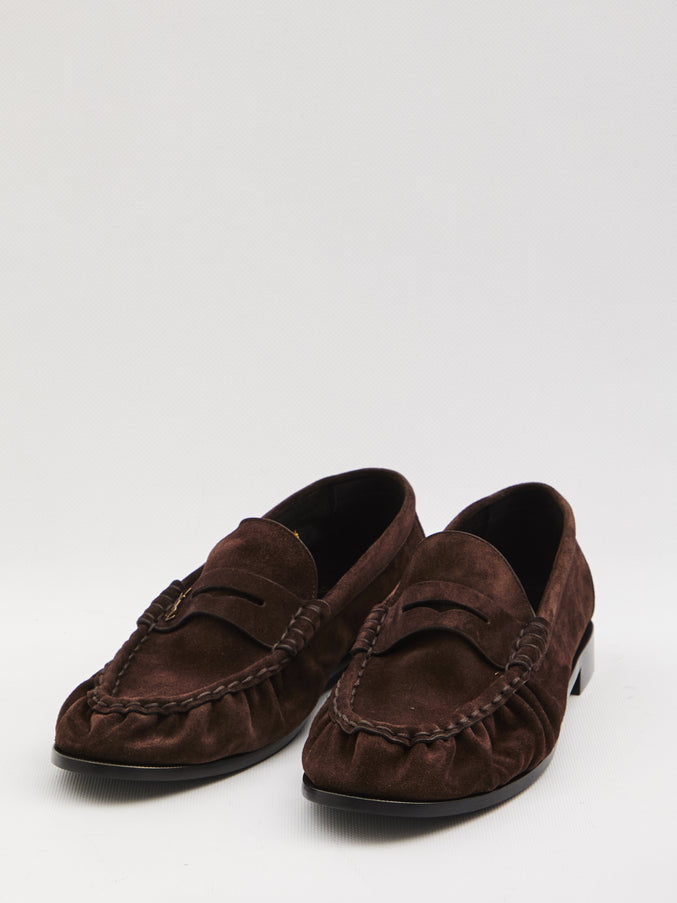 Saint Laurent Le Loafer In Suede