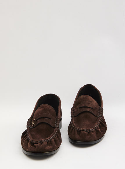 Saint Laurent Le Loafer In Suede