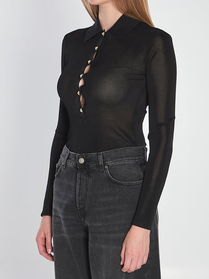 Self Portrait Knit Bodysuit
