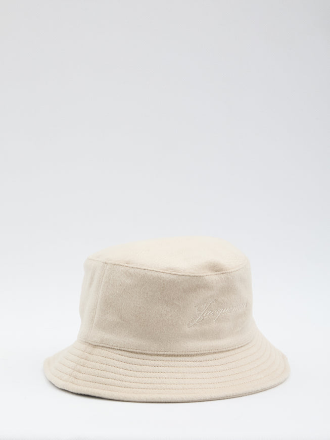 Jacquemus Le Bob Bucket Hat Beige