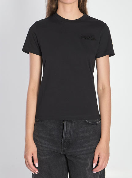 Moncler Beaded Logo T-shirt Black