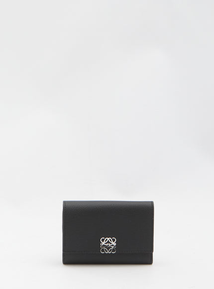 Loewe Small Vertical Anagram Wallet QT Black