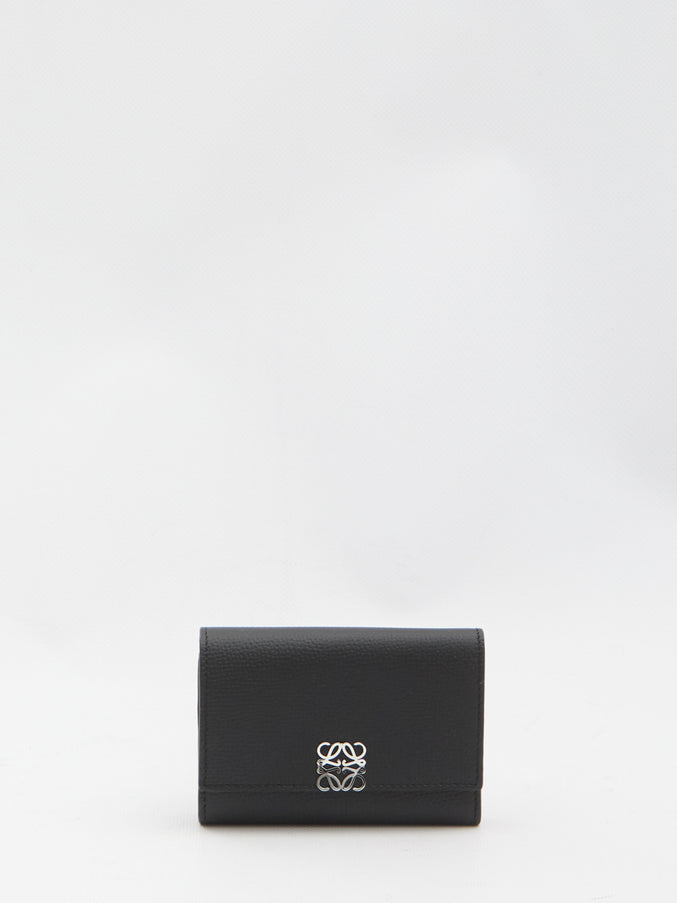 Loewe Small Vertical Anagram Wallet QT Black