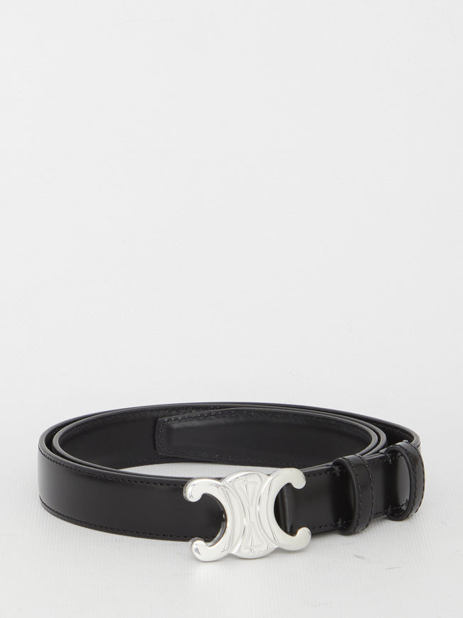 Celine Triomphe Belt Black
