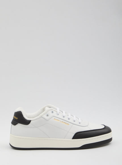Saint Laurent Sl/61 Sneakers In Smooth Leather White