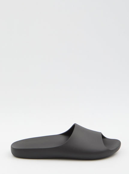 The Row Ama Slip-on In Rubber Black
