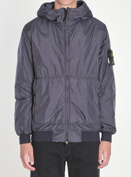 Stone Island Crinkle Reps Ny Light Puffer Jacket Blue