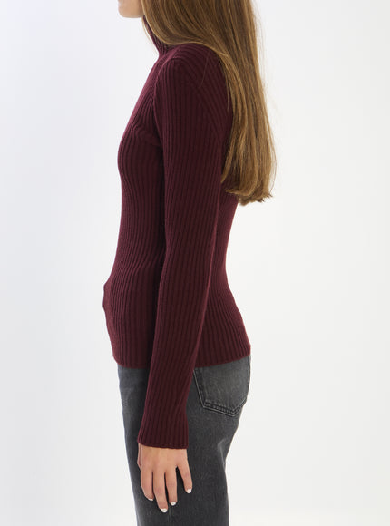 Max Mara Knit Top In Wool And Cashmere