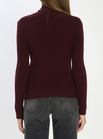 Max Mara Knit Top In Wool And Cashmere
