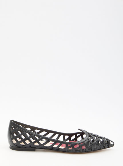 Roger Vivier I Love Vivier Multistrap Ballerinas Black
