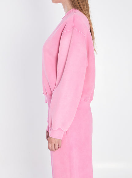 Alexander Wang Puff Print Sweatshirt In Brushed Terry