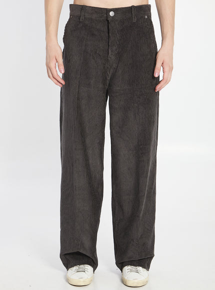 Ami Paris Corduroy Velvet Pants Grey