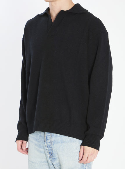 Roberto Collina Wool And Cashmere Over Polo