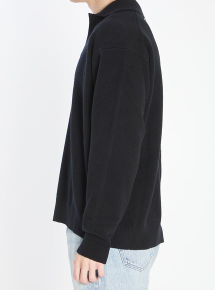 Roberto Collina Wool And Cashmere Over Polo