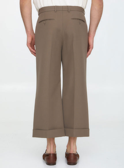 Gucci Textured Gabardine Trousers