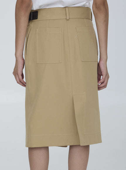 Bottega Veneta Wrap Midi Skirt