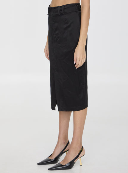 Saint Laurent Silk Skirt