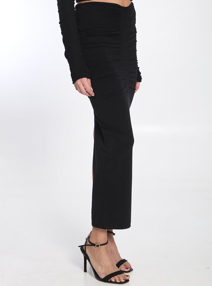 Alexander Wang Ruched Long Skirt