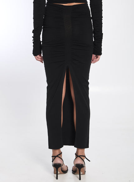 Alexander Wang Ruched Long Skirt