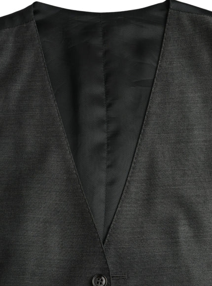 a close up of a black suit jacket