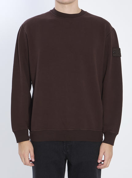Stone Island Stretch Cotton Fleece Brown