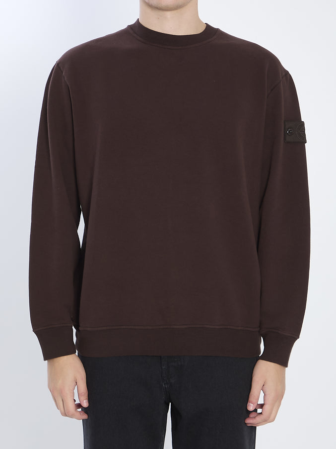 Stone Island Stretch Cotton Fleece Brown