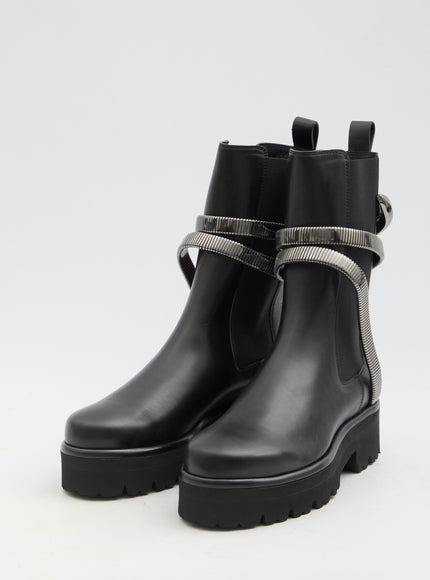 Rene Caovilla Juniper 45 Biker Boots