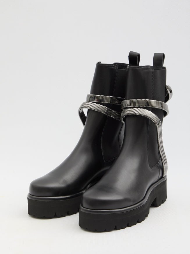 Rene Caovilla Juniper 45 Biker Boots