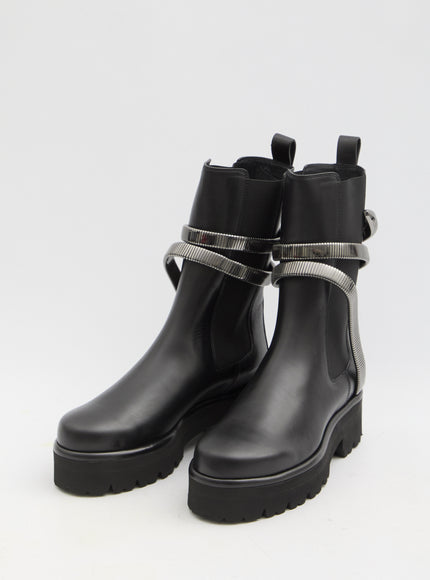 Rene Caovilla Juniper 45 Biker Boots