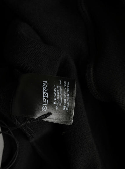 Balenciaga black cotton pullover care label