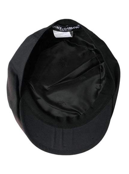 Dolce & Gabbana Brown Cotton Cloth Newsboy Hat Men