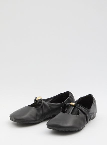 Loewe Pebble Ballerina In Nappa Leather