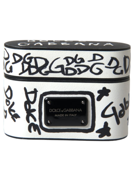 a white and black box with writing on it