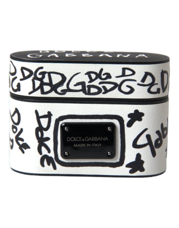 a white and black box with writing on it